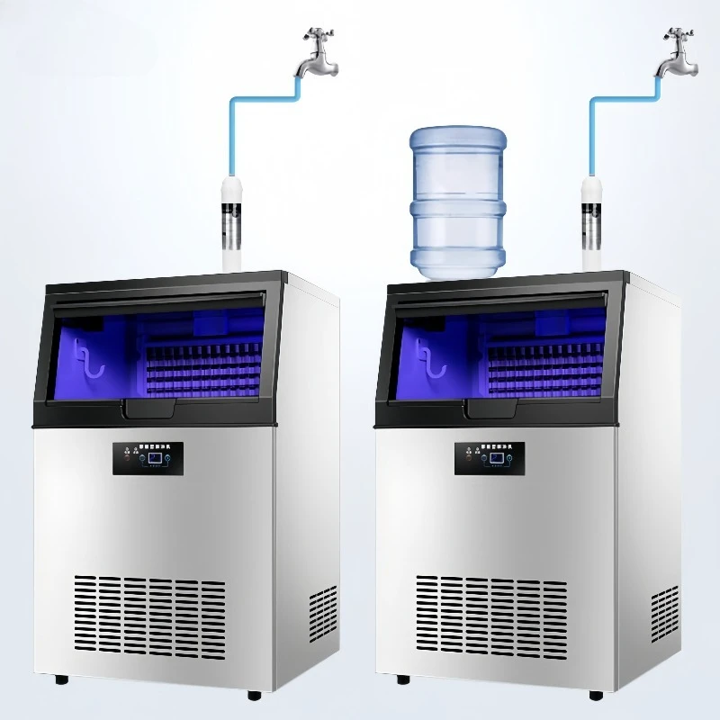 Factory Wholesale High Quality 40kg 50kg 60kg 80kg 100kg Daily Restaurant Kitchen Crystal Ice Cube Ice Machine