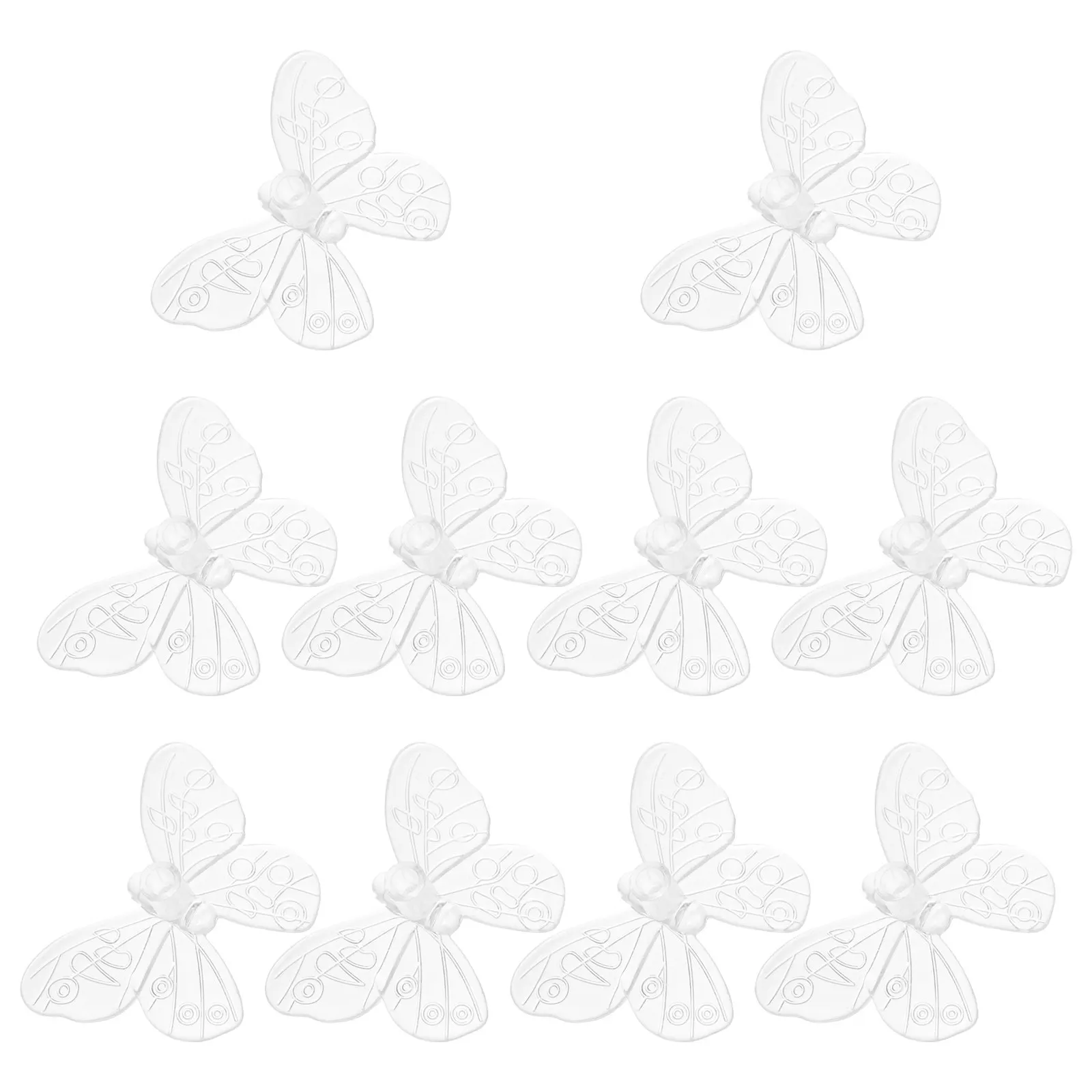 100Pcs Solar Powered Butterfly Garden Lights Stake Type Waterproof Outdoor Decoration LED String Lights for Patio Pathway Yard