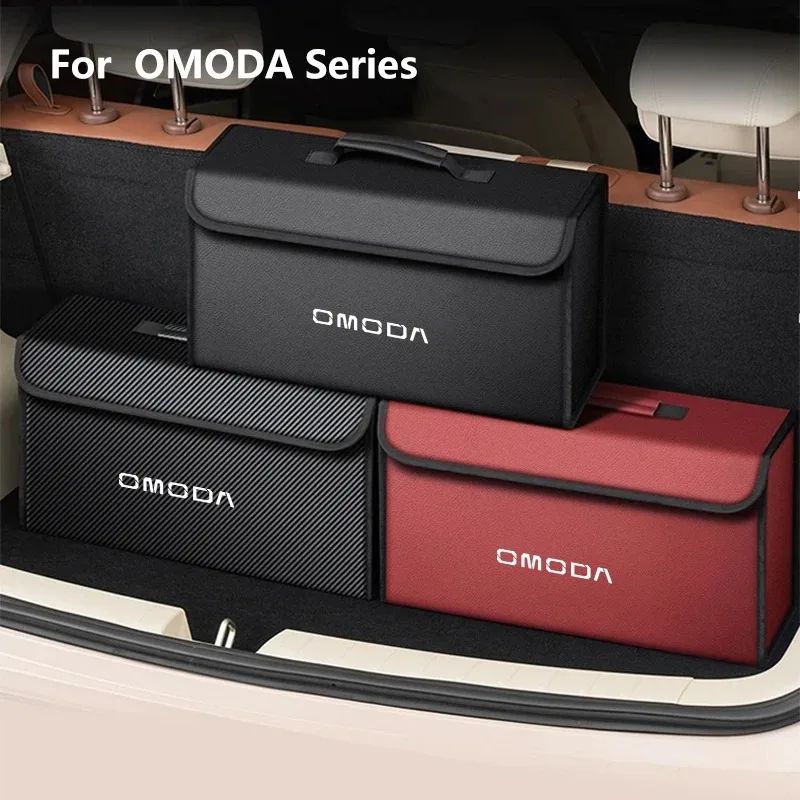 

For JAECOO Omoda C5 E5 C9 5 EV 2024 2025 Car Trunk Foldable Storage Box Multi-Purpose Storage Organizer Bag Auto Accessory