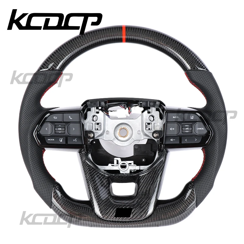 

Fit For Toyota Land Cruise Toyota Prado LC300 LC200 FJ70 FJ200 GR LC150 LC70 Wooden Steering Wheel