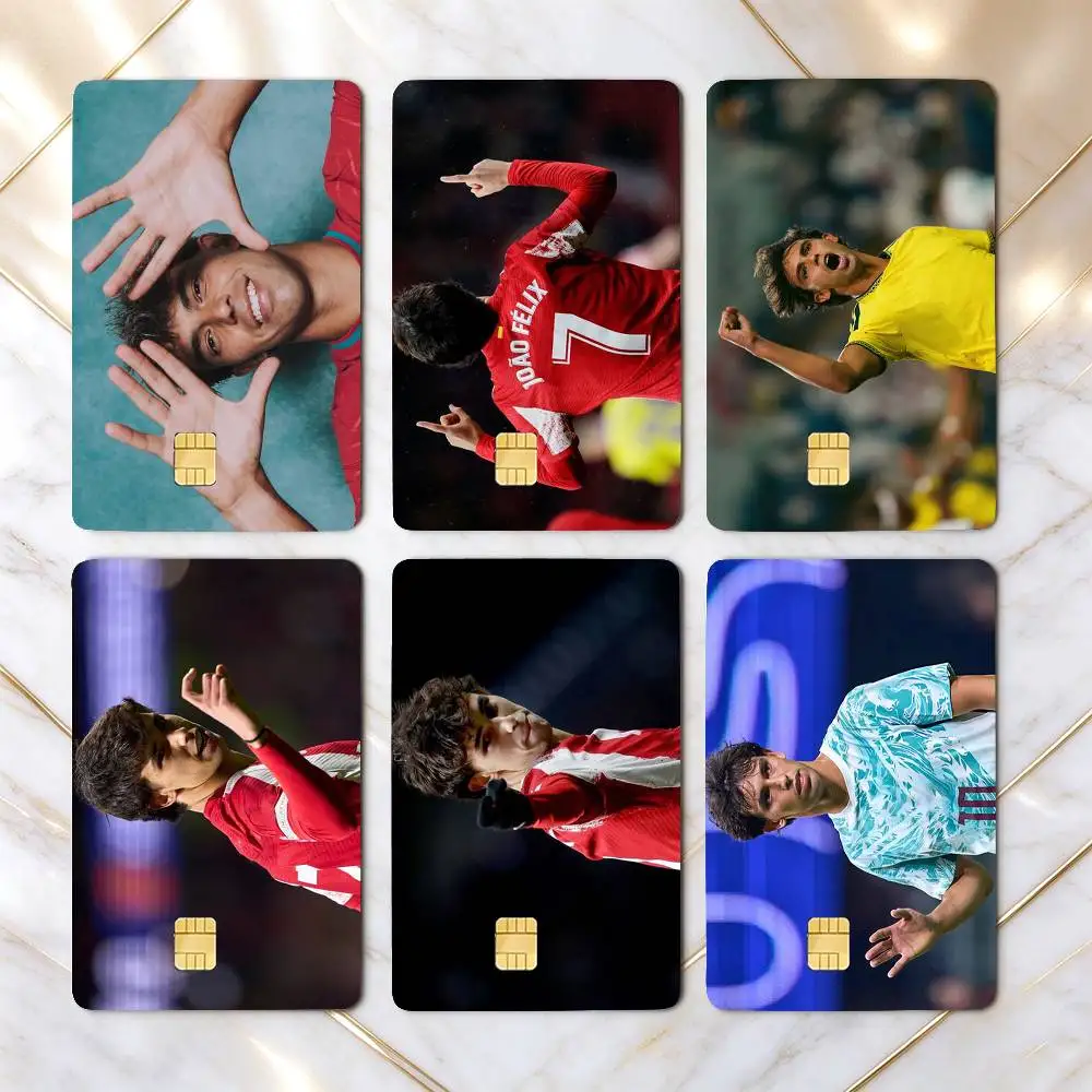 J-Joao F-Felix Football  Credit Card HD Stickers Small Chip Waterproof Sticker Game Card Decal Gift