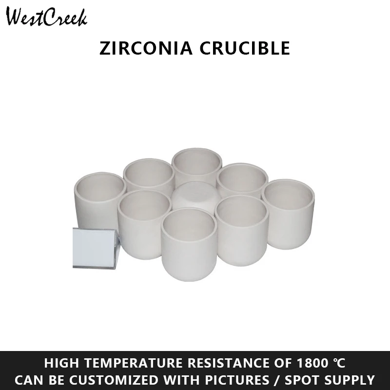 

Inventory Calcium Stable High-Temperature Resistant Customizable Zirconia Ceramic Crucible For Melting