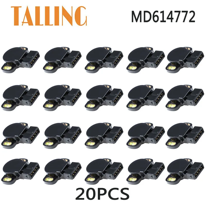 

20Pcs MD614772 TPS Throttle Position Sensor for Mitsubishi Diamante 3.5L Mirage 1.5L 1.8L Eclipse Montero Sport 2.4L 1997-2002