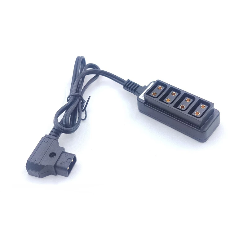 D-Tap Male To 4-Port D-Tap Female Camera Power Supply Distributor DTAP Fourway Splitter for Anton V-mount Battery