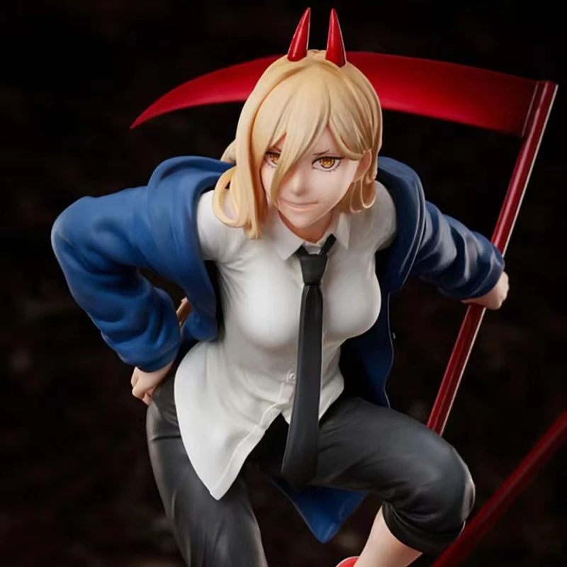 【Presale】Chainsaw Man Action Figurals Power Anime Figurine Statue Figures Cartoon Toy Collectible Model Character Sculpture