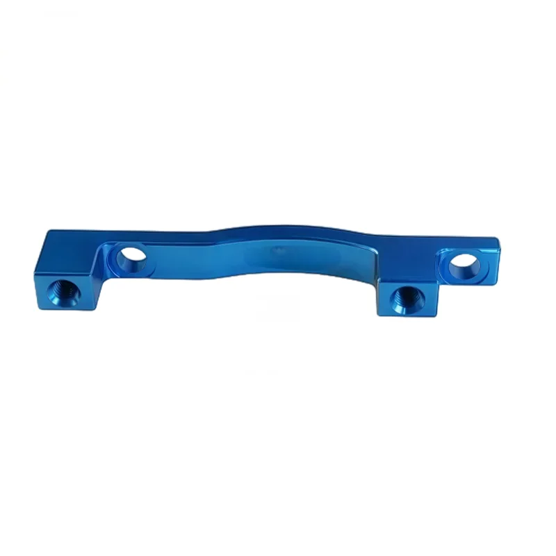 Precision numerical control machining road bicycle parts custom aluminum reverse brake disc adapter