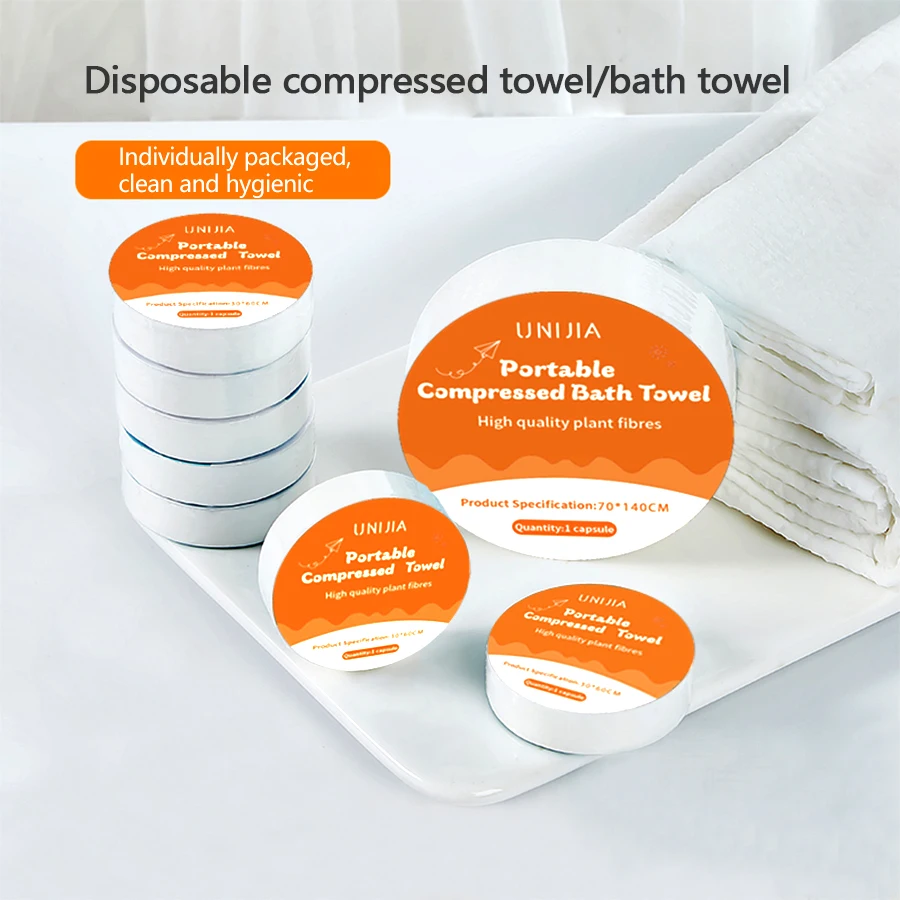 Camping Large Thick Bath Towel Hotel Towel Soft Absorbent Face Towel Disposable Compressed Towel Travel Towel