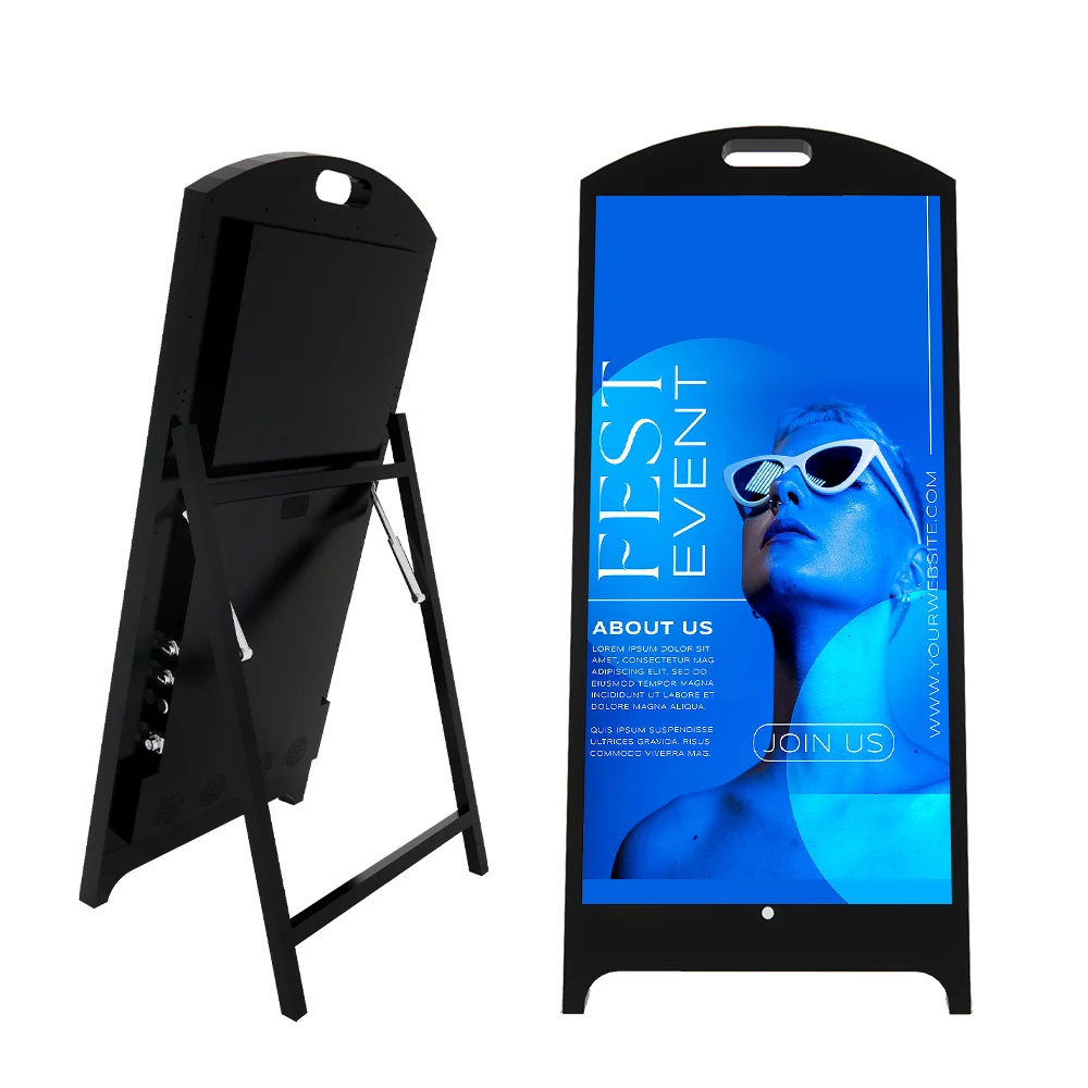 Rental LED Digital Signage Menu Display Poster, Ultra High Brightness 3x3 LED Module Commercial Poster Display for Advertising