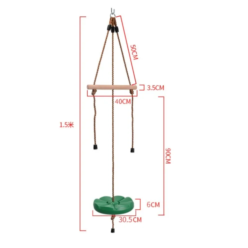 Balançoire pétale disque de tournesol balançoire Sports d'intérieur et d'extérieur balançoire suspendue jouets chaise à bascule pour enfants et adultes ﻿