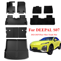 For Changan DEEPAL S07 Floor Mats Trunk Mat All Weather Front Rear Cargo Liner Mat, Waterproof Anti-Slip  Foot Pads Accessories