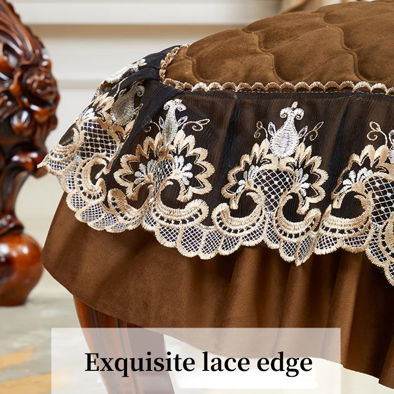 Europese Eetkamerhoezen Quiltkatoenen Antislip Stoelkussen Rugleuning Eetkamer Decoratieve Stoelhoes Home Decor