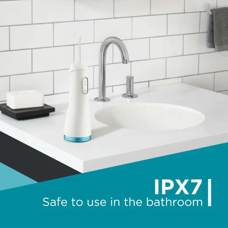 Intelligent Electric Tooth Flusher Removing Oral Odor IPX7 Waterproof Tooth Beauty Instrument Portable Tooth Scrubber 230ml