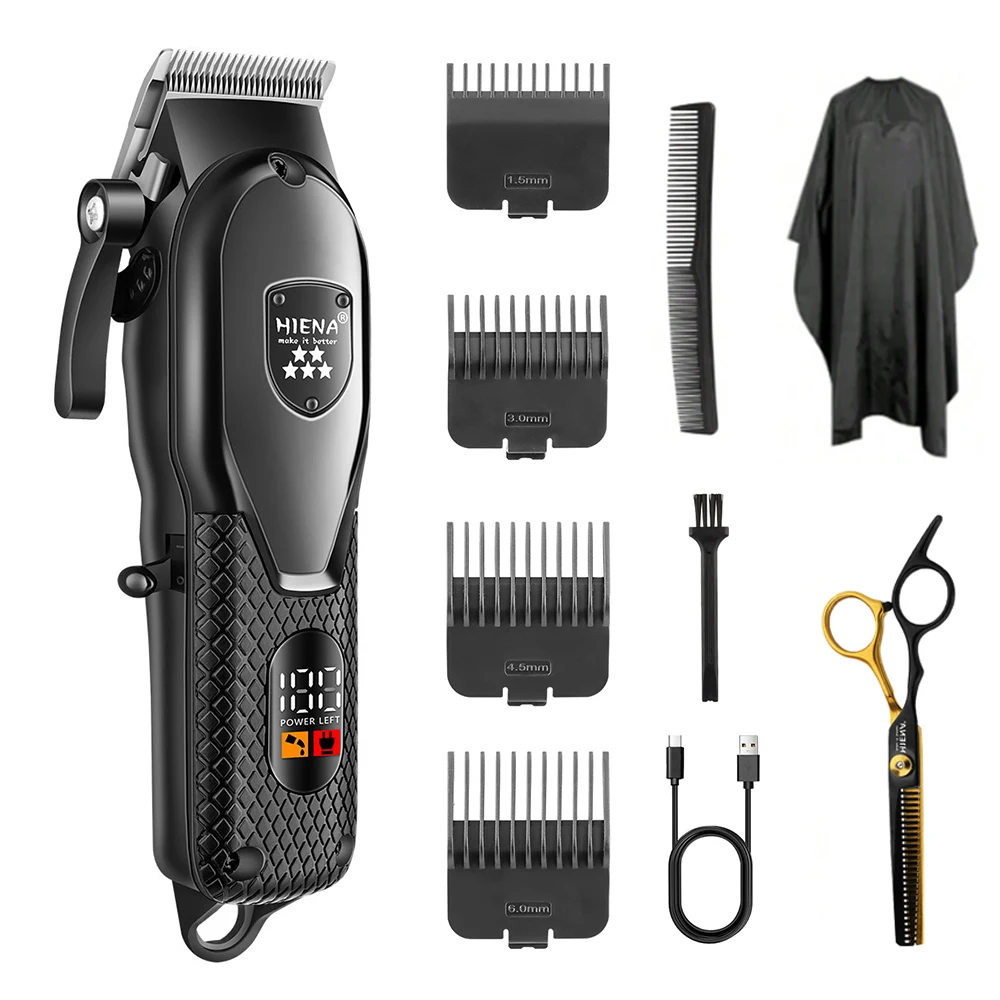 a Clipper ผมไฟฟ้าแบบชาร์จไฟได้มืออาชีพไร้สายผู้ชายผม T Rimmer เครื่องตัดผมผู้ชาย