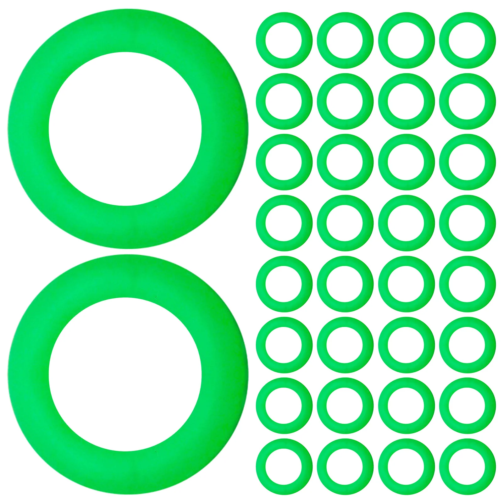 50 قطعة حلقات مسمار الخيمة الفلورسنت التخييم خيمة حصة توهج ليلة علامات السلامة في الهواء الطلق الوتد اكسسوارات حلقات الفلورسنت #2