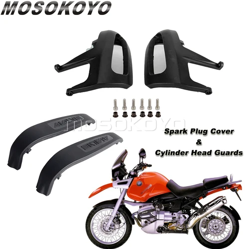 Imagen 2 del producto Para BMW R1100GS R1100S R1100SS R1100R R1100RT R1100RS R1150 GS RT R RS protector de cilindro de motocicleta cubierta de motor protección lateral
