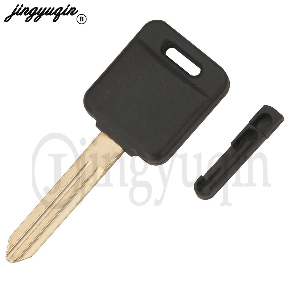 jingyuqin 50ps/lot Transponder Blank Car Key Shell Case For Nissan Versa Livina Sylphy Tiida Sunny March X-trail 4D-60 01 02 03