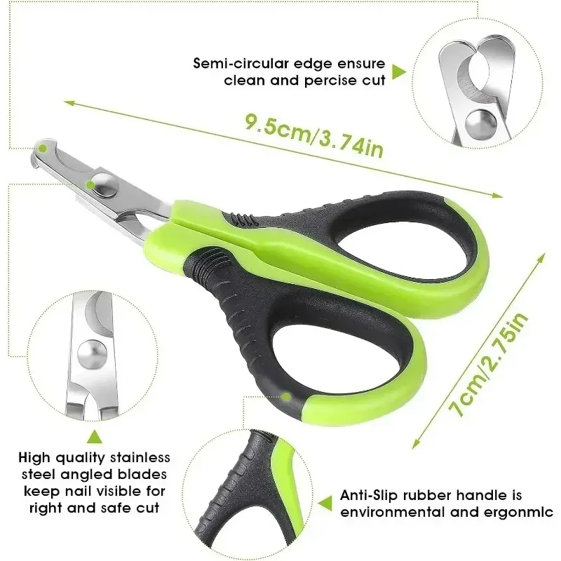 Hot Sale Cat Nail Toe Claw Clippers Trimmer Grooming Tools Animals Pet Supplies Stainless Steel Dog Nail Clipper Scissors