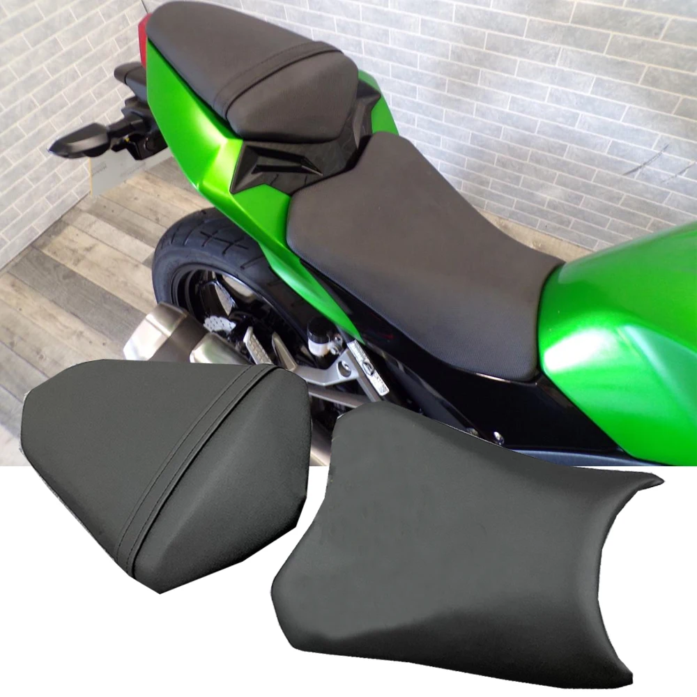 Z300 Seat Cushion Pad Soft Front Driver Rear Passenger Pillion Solo Saddle For Kawasaki Ninja 300 EX300 Z250 Accessories Moto