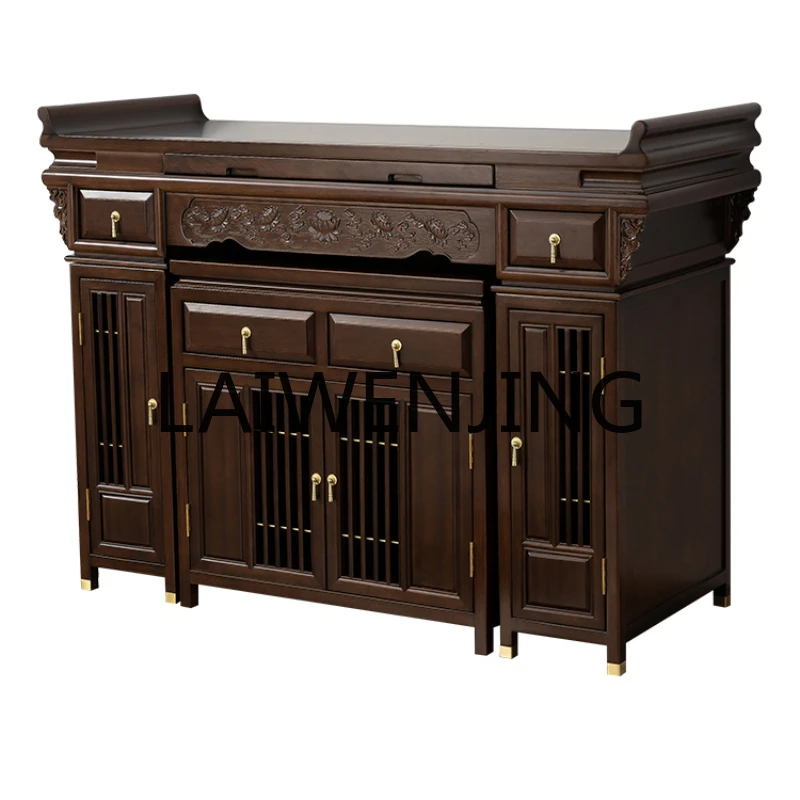 RWJ Altar Xianjia Taoist Guan Gong Buddha Shrine Home with Cabinet Altar Middle Hall Buddha Table