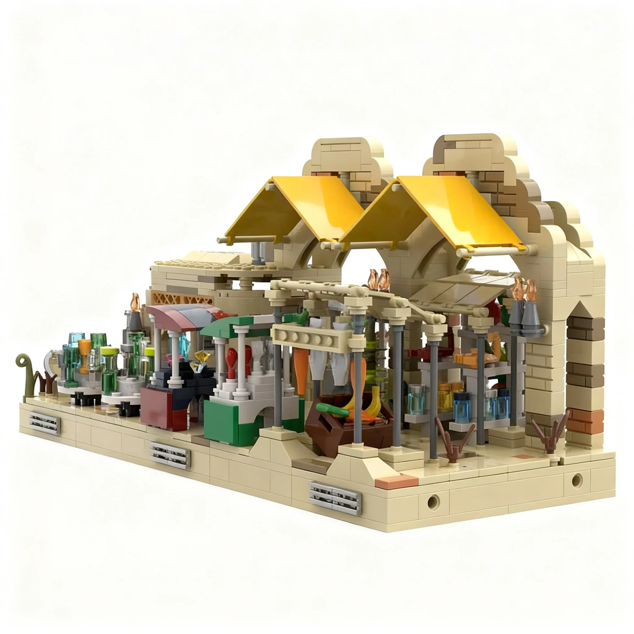 926pcs MOC Star Battle Tatooin - Art Craft Idea ulasan dan harga