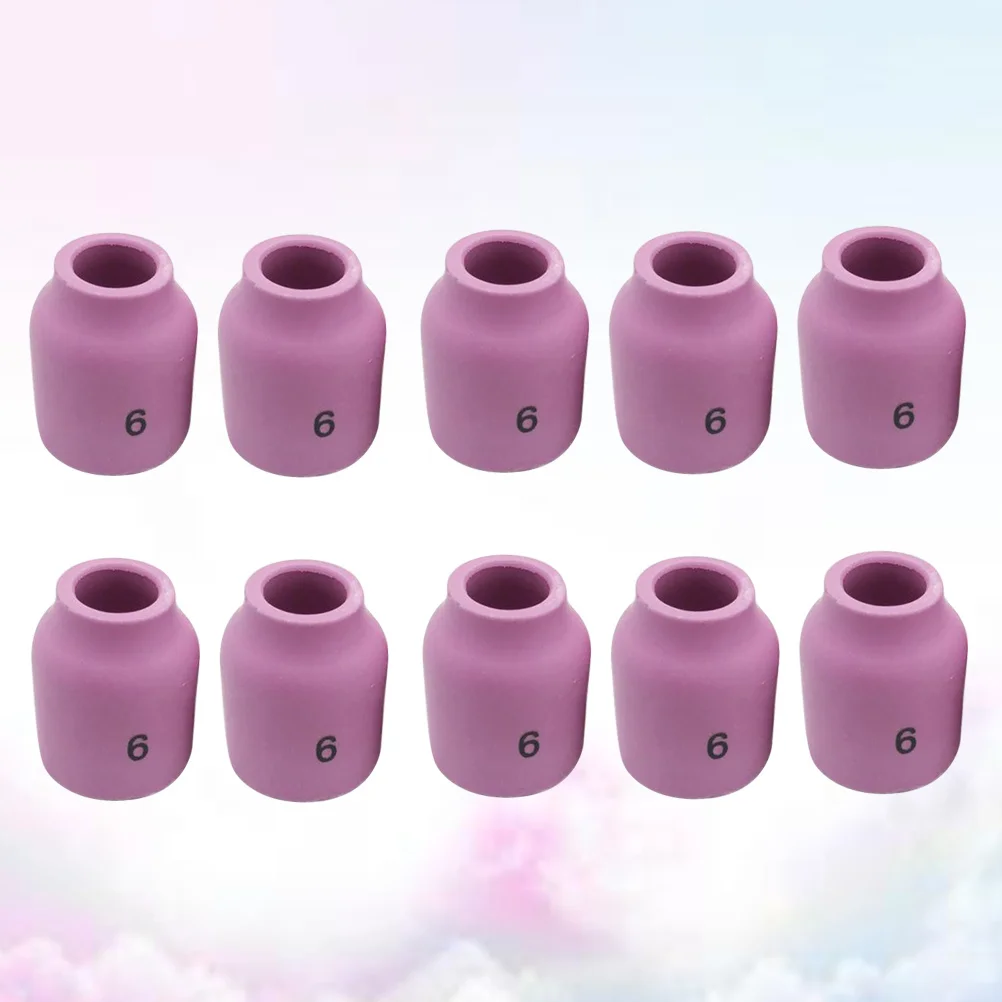 

10Pcs 53n60 Ceramic Nozzles for Professional Welding High Performance Durable Long Service Life 53n60 Tig Welding Nozzle