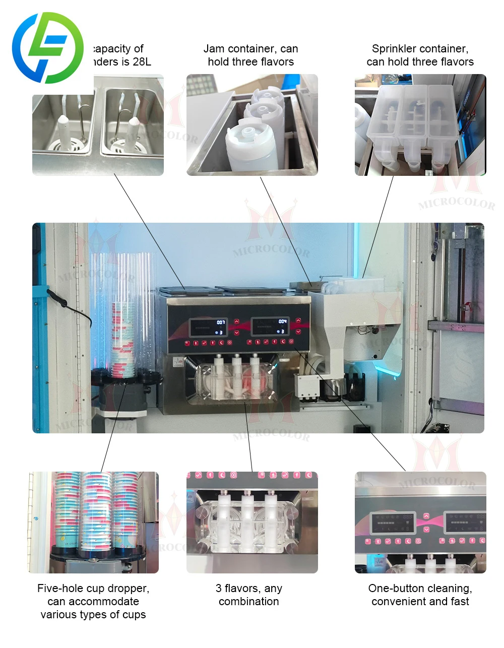 Customized Ice Cream Robot Machine Fully Automatic Hot Selling Popular Vending Coins Operated Robotic Arm Commercial Grade