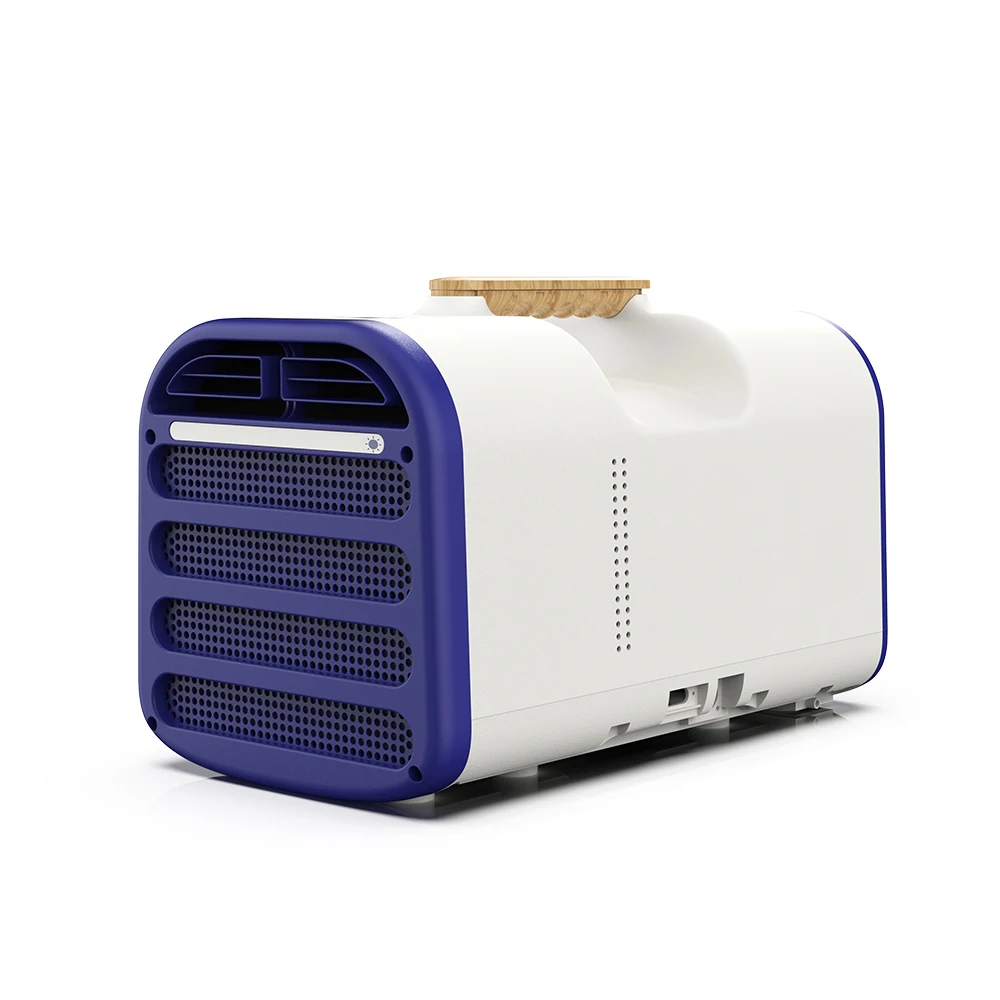 24V DC Mini Air Conditioner Portable for Camping Tent RV Truck R134a Refrigerant Mobile Air Conditioner 4900BTU