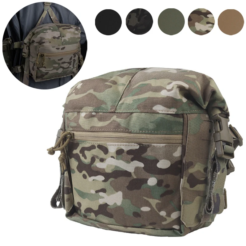 

Tactical MOLLE Pouch Modular Chest Rig Vest Pack for Airsoft Training Hunting Vests Expandable Bags