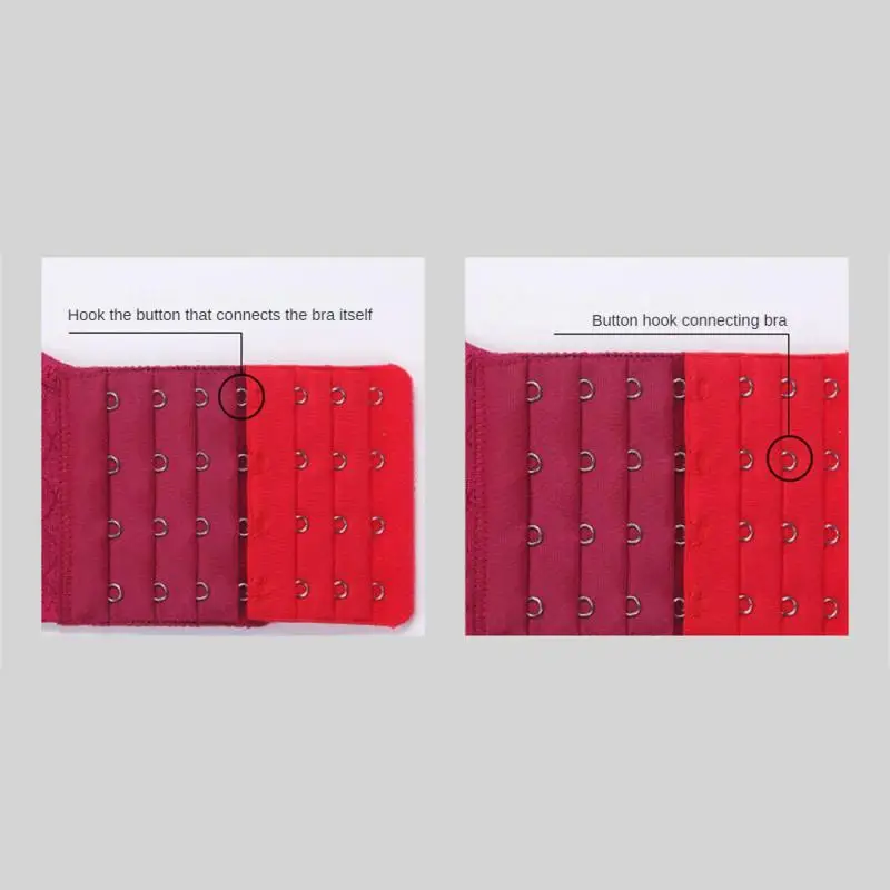 5 Colors Two Rows And Four Buckles Comfortable And Adjustable Womens Adjustable Bra Extender With Extender Bra Extender Normal