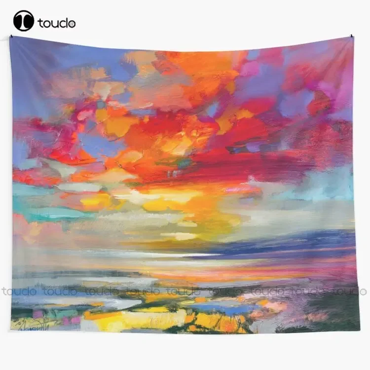 Vivid Light 2 Tapestry Tan Tapestry Tapestry Wall Hanging For Living Room Bedroom Dorm Room Home Decor Art Home Decoration