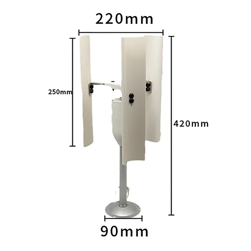 Vertical Axis Model Wind Power Three-Phase Permanent Magnet Generator Windmill Accuni