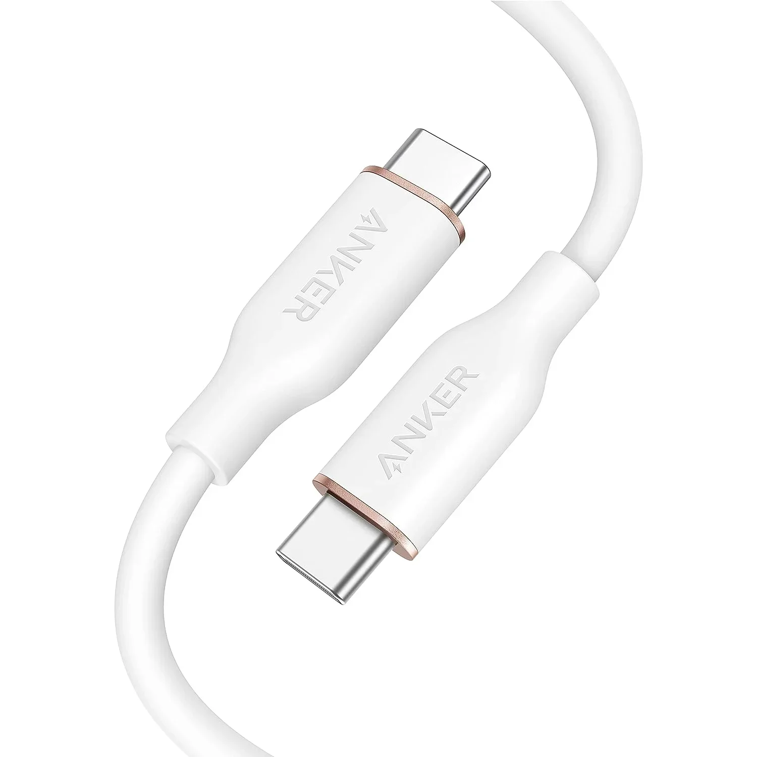 

Кабель Anker PowerLine III Flow Ultra Soft Silicone, 100 Вт, USB-C на USB-C, USB 2.0, для зарядки