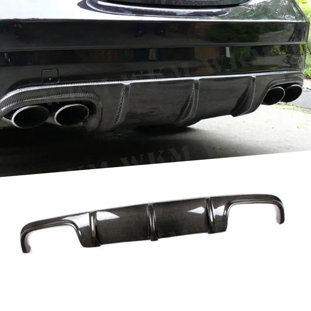 

Carbon Fiber Rear Bumper Lip Diffuser Spoiler for Mercedes-Benz CLS Class W219 CLS63 AMG Sedan 4-Door 2004 - 2010 Car Styling