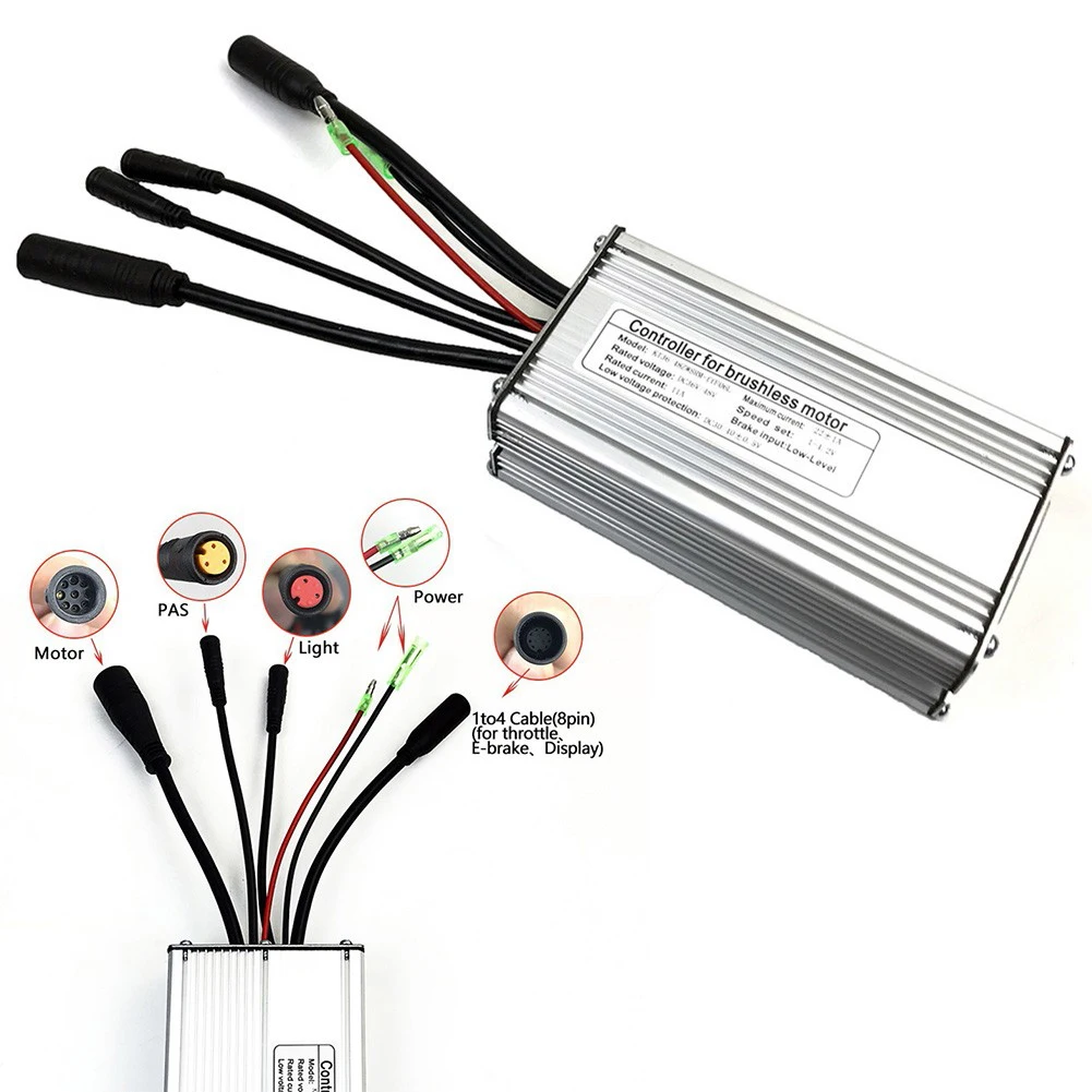 Efficient 3648V KT22A Ebike Controller with Waterproof Design Provides Optimal Performance for 500W Brushless Motor