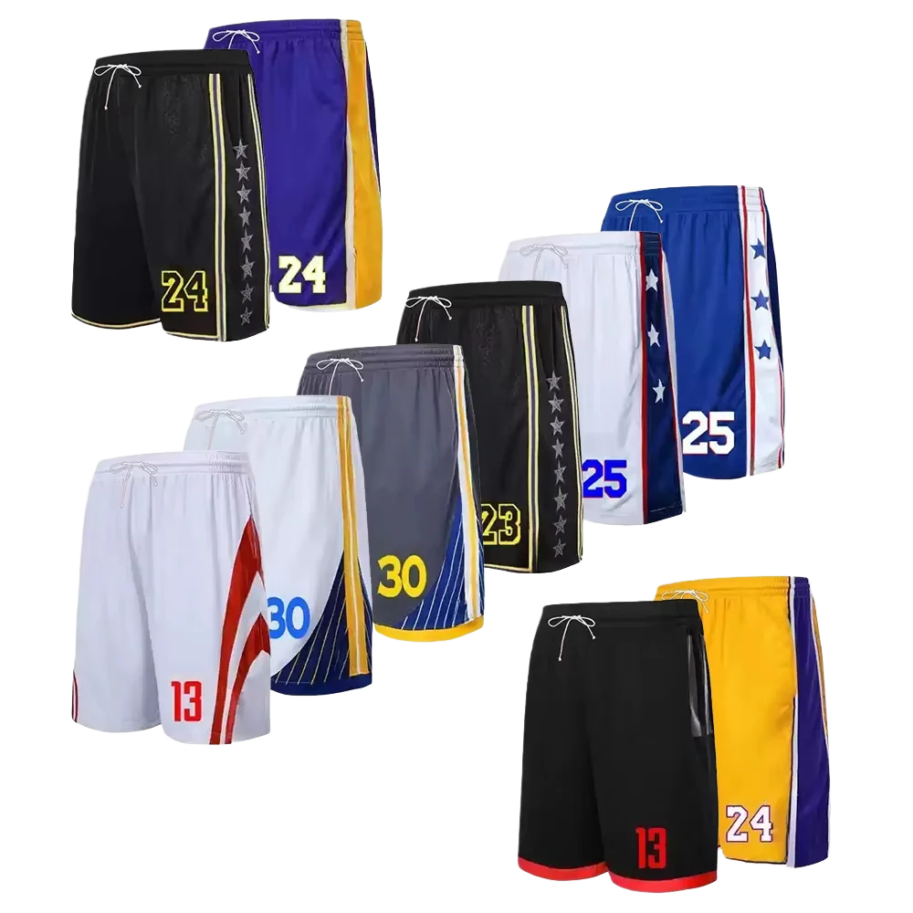 

Модные спортивные баскетбольные шорты, тренировочные разноцветные шорты, летние спортивные дышащие шорты для мальчиков и девочек, уличная одежда, мото
