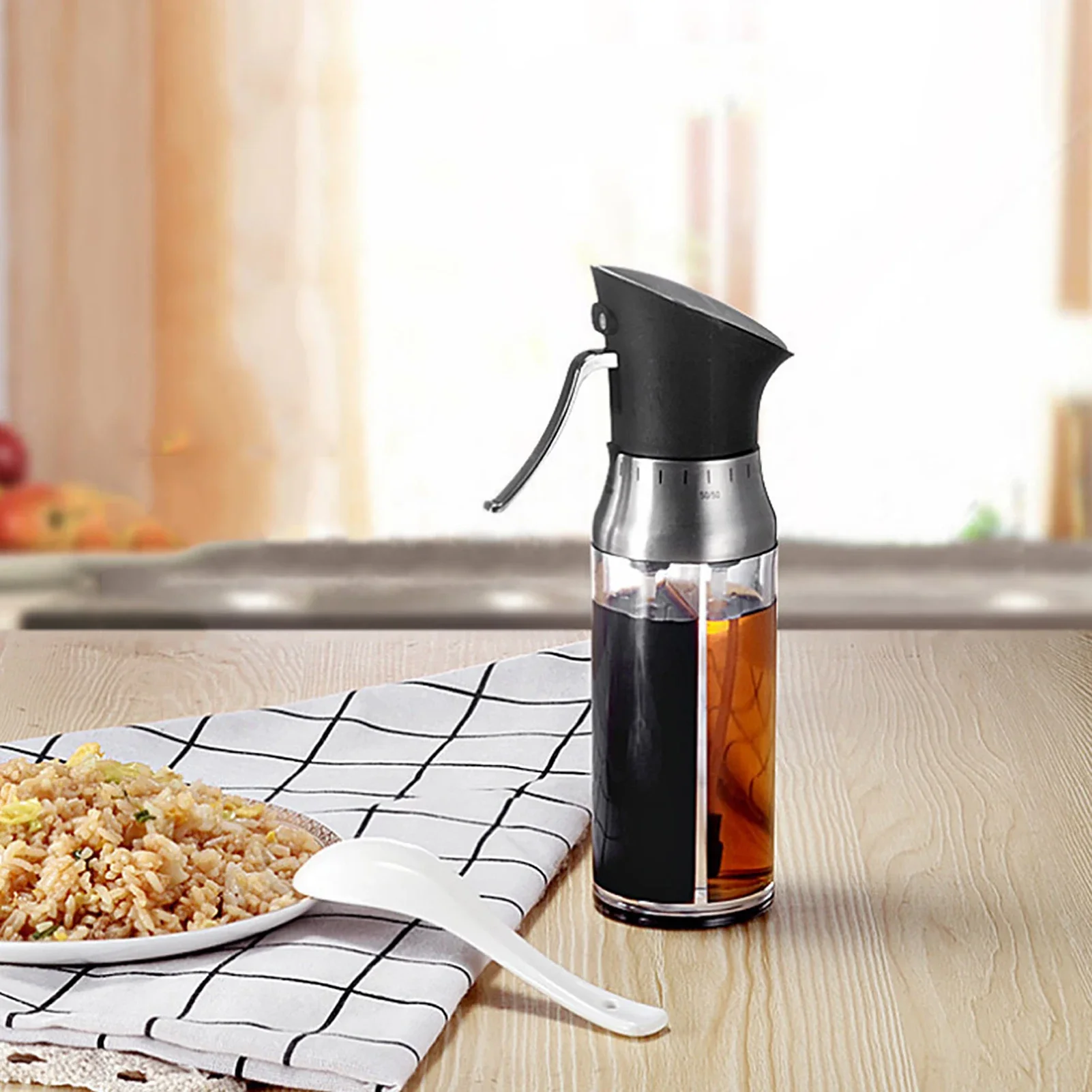 

Kitchen Supplies Oil Dispenser Oil and Vinegar Spray Bottle Pot Dispenser Controllable Kitchen Supplies Oil Vinegar Spray Bottle