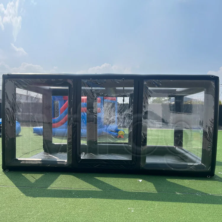 Cheap Airtight Inflatable Car Cover Transparent Shelter Garage Portable Inflatable Tent for Car