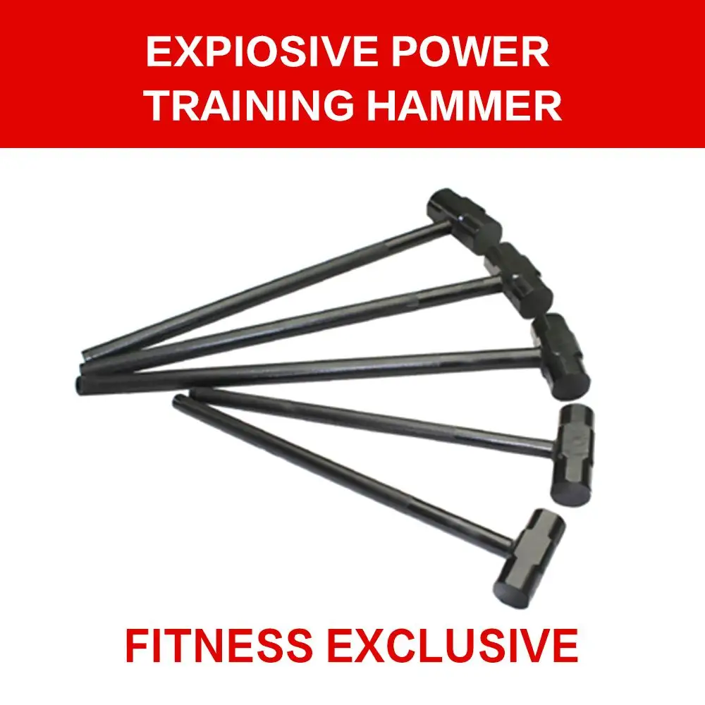 25LB Fitness Steel Hammer - Versatile Workout Tool for Gym & Home Exercise