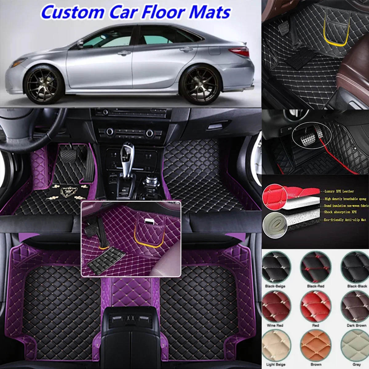 alfombrillas de Coche personalizadas para Borgward BX3 BX5 BX6 BX7 alfombras de Coche accesorios de pie