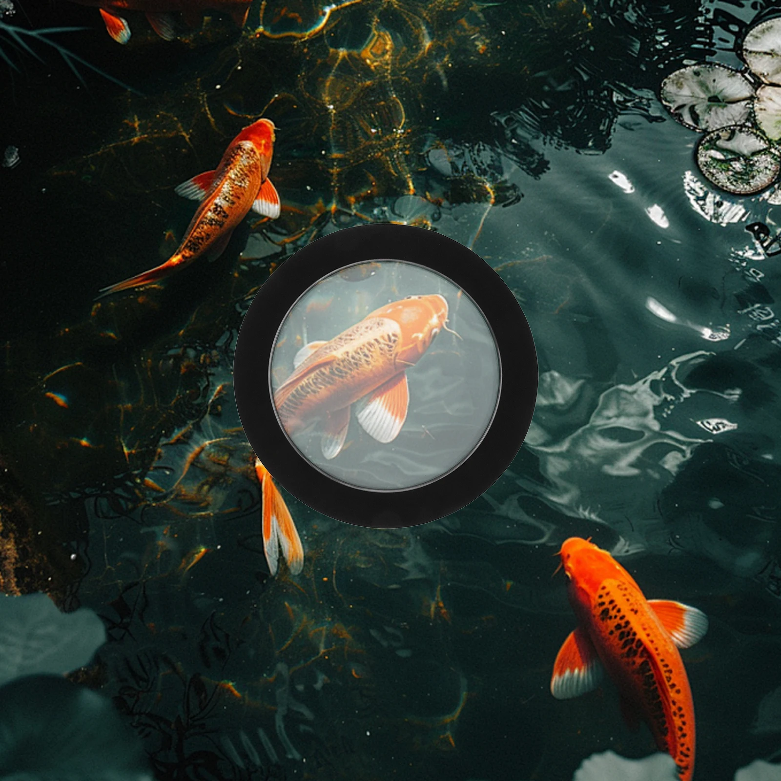 

EVA Fish Tank Feeding Dome Upgraded Reusable Floating Outdoor Garden Pond Aquarium Safe Convenient Longlasting