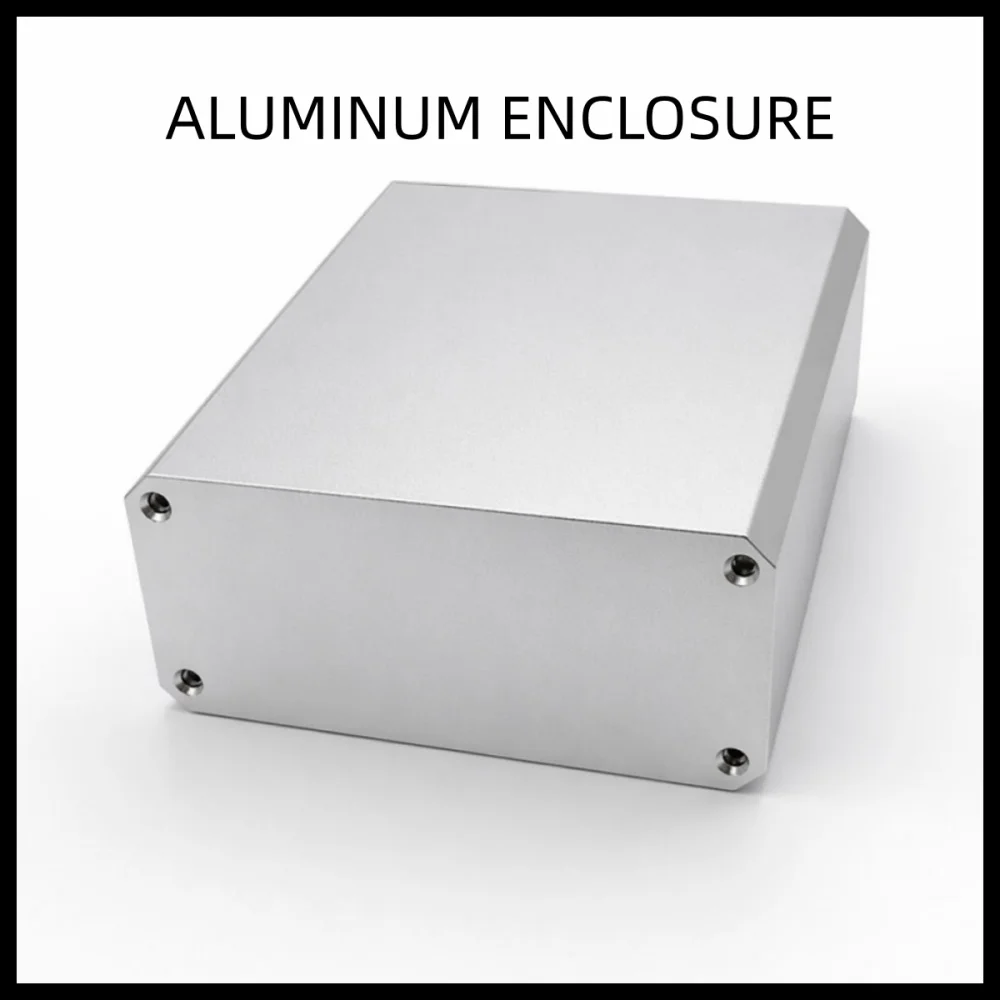 104*46 Aluminum  Alloy Enclosure Instrument Power Supply Circuit board Protects Box Shell HIFI Audio Preamp Amp Chassis House
