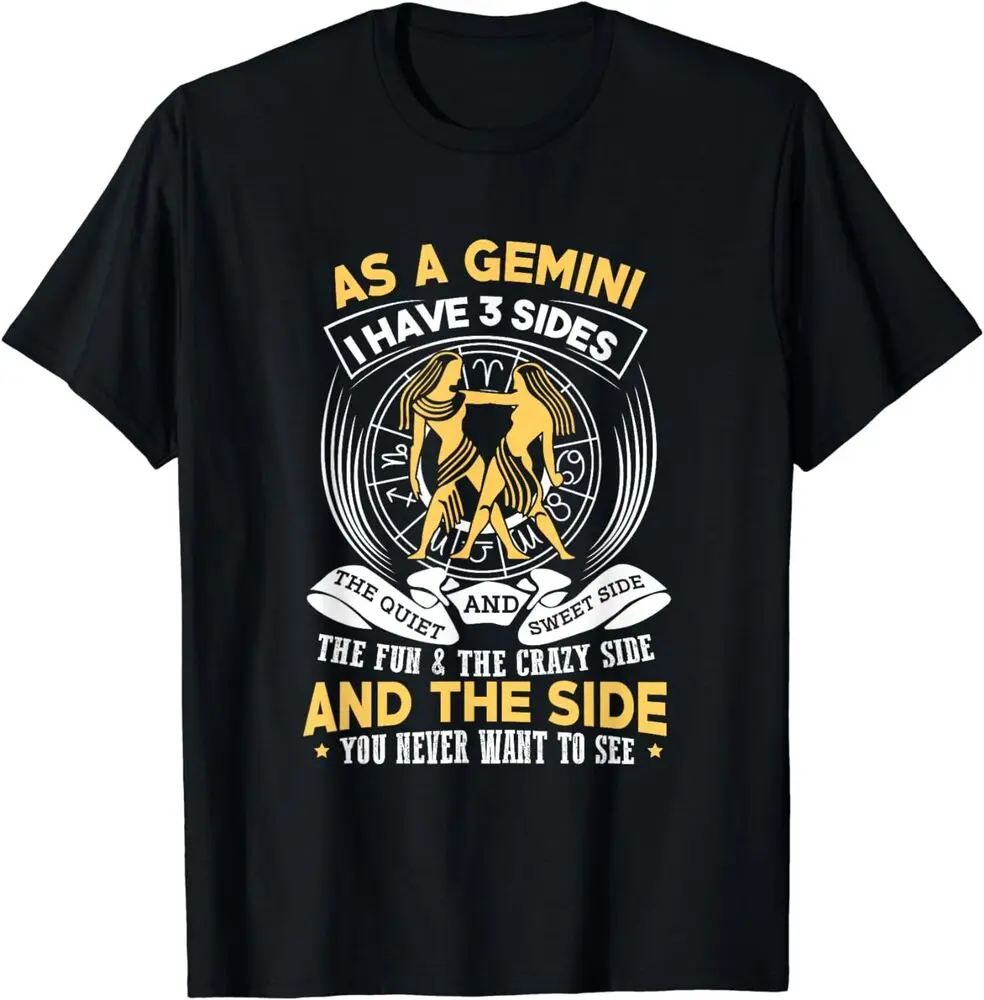 Gemini Zodiac Sign Astrology, Gemini Idea T-Shirt Anime Graphic T-shirts High Quality 100%Cotton Short Sleeve