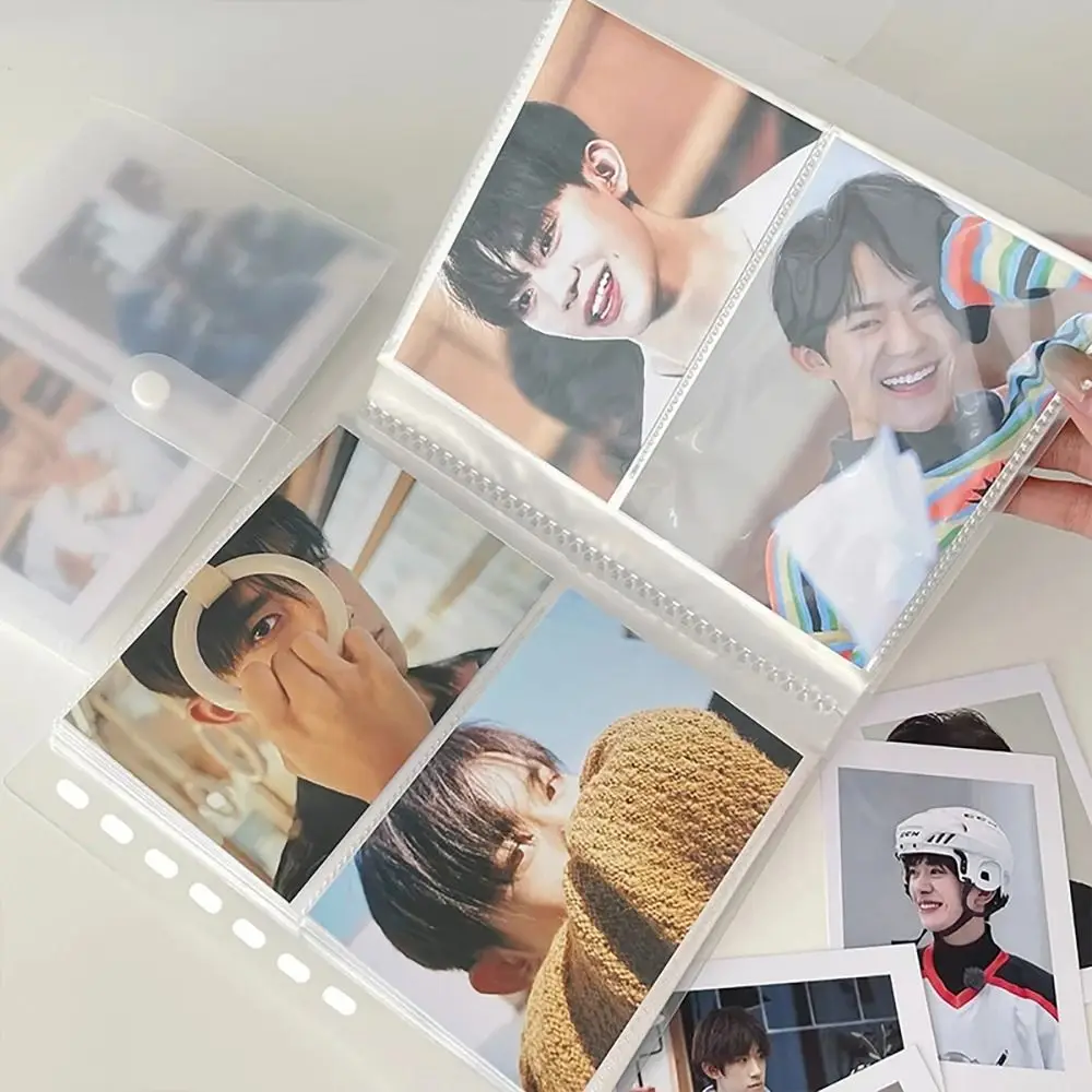 1Pcs New Collect Book Photo Album 80/160 Slots PVC Picture Card Holder 3/4/5/6/7 Inch Transparent Photocard Holder Idol Star
