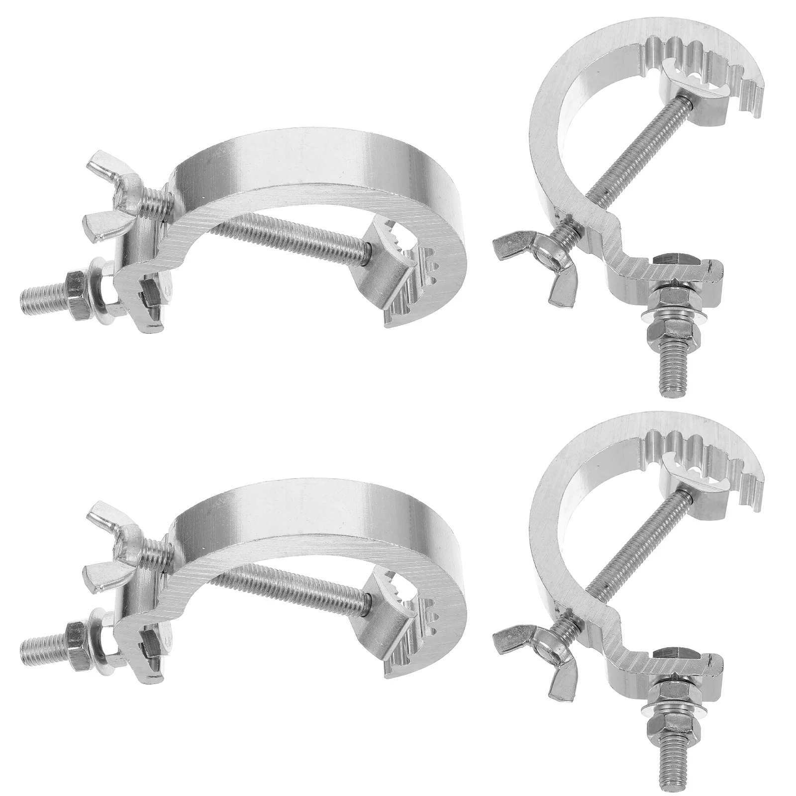 

4pcs Stage Lighting Clamps Aluminium Alloy Heavy Duty Light Hooks Truss Wedding Mounting Clips