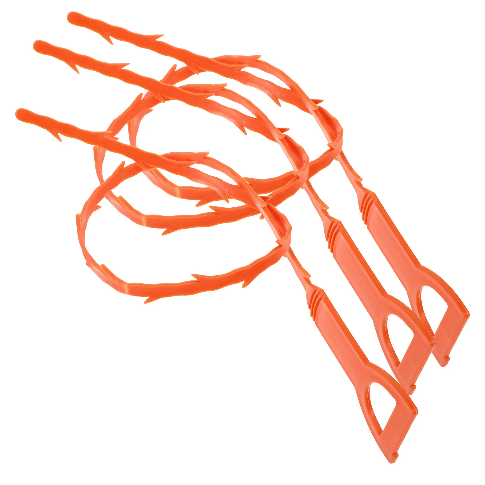 3 Pcs Drainage Unblocking Tools Clog Remover Cleanser Household Hair Catcher Shower Abs Snake