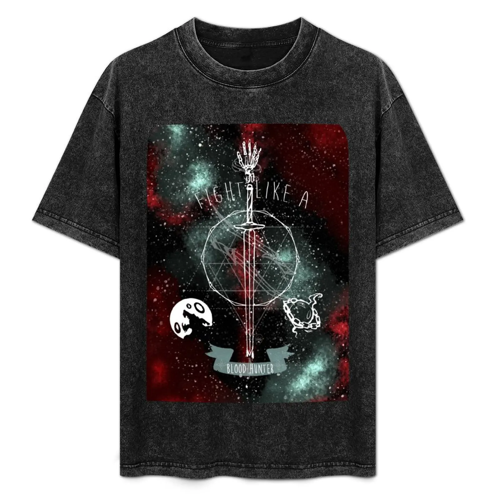 

Galaxy & Fantasy BLOODHUNTER T-Shirt Christmas Casual Short Sleeve Top