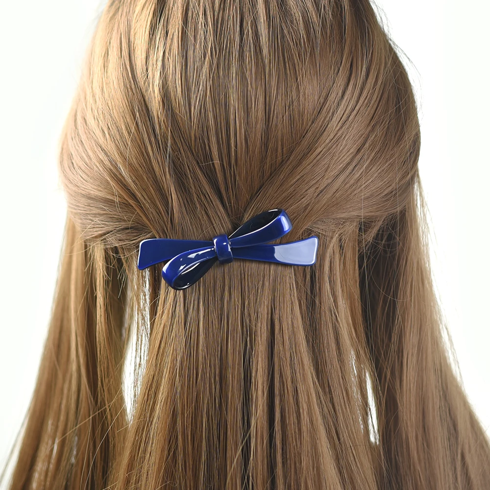 Women Headwear Middle Size Cute Hair Clip Bow Hair Barrette Not Ponytail Clip Fashion Hair Accessories For Women