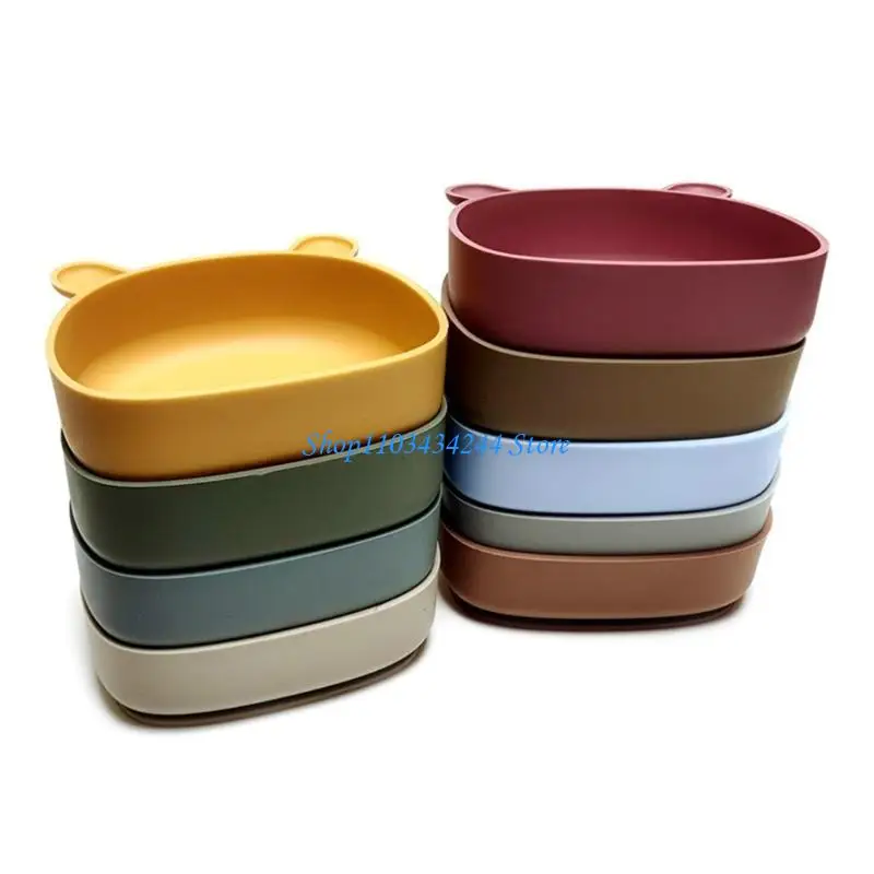 

G2TC Kids Silicone Bowl Милый медведь обеденный залог всасывание