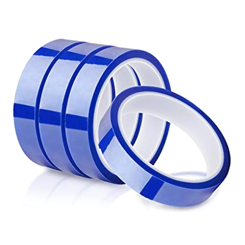 AS63-4Pcs PET Heat Tape Up To 250℃ For Sublimatio Print/Heat Transfer/Vinyl Press Tape