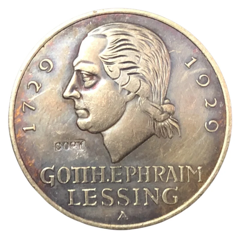 

1929 Germany 5 Reichsmark Gotthold Lessing